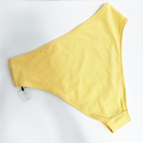 SHADE AND SHORE HIGH WAIST HIGH LEG EXTRA CHEEKYBIKINI BOTTOM LARGE NEW - Picture 4 of 5